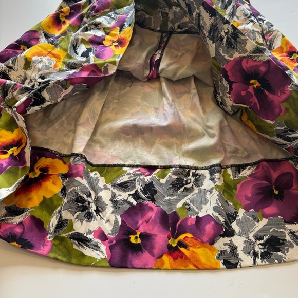 DONNA RICCO floral sleeveless dress size 14 - Picture 6 of 12